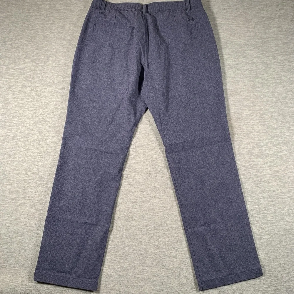 Under Armour Pants Mens 34x30 Blue Golf Lightweight Elastic Waist Performance